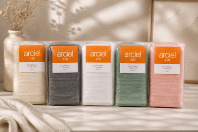TOALLA Y TOALLÓN ARCIEL 420 GR (PVC)