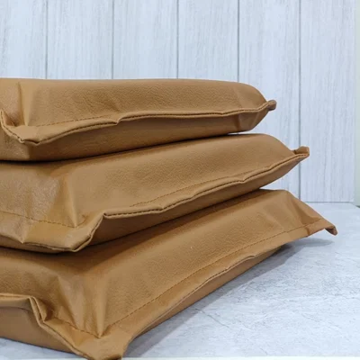 ALMOHADÓN DE SILLA ECOCUERO A LISO x  4 UNIDADES 