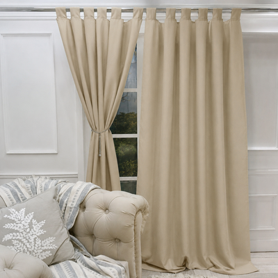 Cortinas de ambiente con presillas 1,35 x 2,20 mts