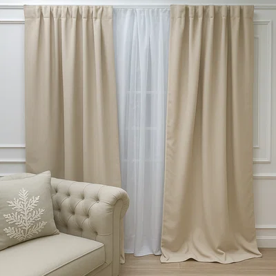 Cortinas Blackout 1,40 x 2,20 mts