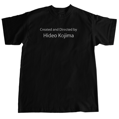 Directed by Hideo Kojima