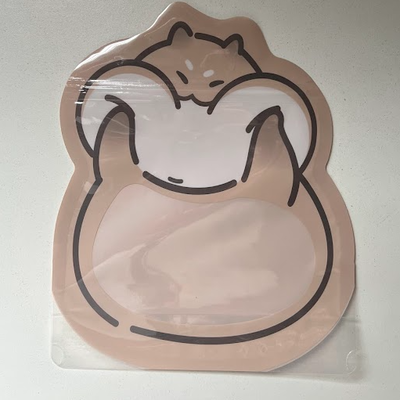 Bolsa con cierre zipper ardilla.