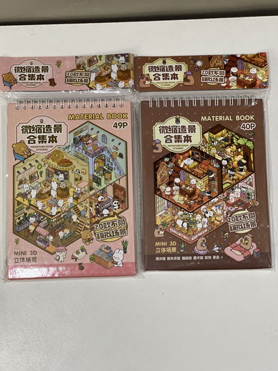 Libro de escenas conejo/capibara. 