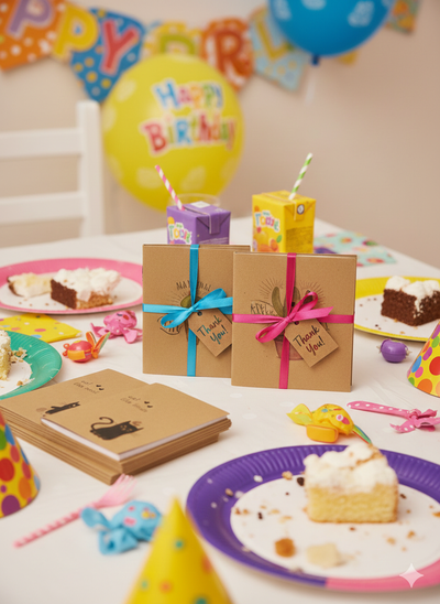 MINI cuaderno diseño vintage papel Kraft. x10 unidades.