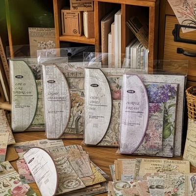 Pack Papeles Decorativos Vintage Scrapbooking Journaling