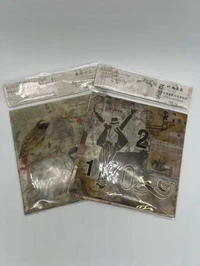 Kit Scrap Vintage Journal Naturaleza Vellum + Stickers +foil