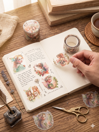Washi Tape Vintage Scrapbook Journaling Cinta Decorativa