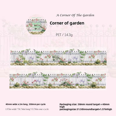 Washi Tape Cercas Floral Stickers Vintage Scrapbook Journal
