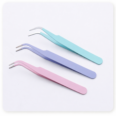 Pinza De Precisión Curva Acero Inoxidable Scrapbooking