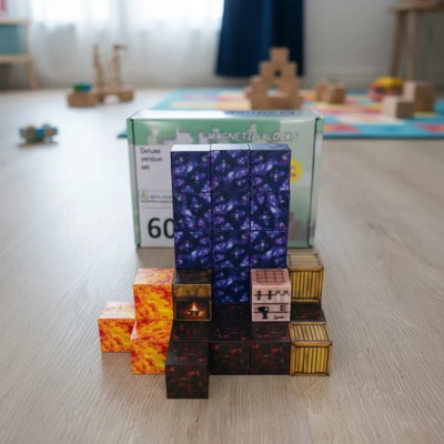 Bloques Magnéticos Cubos Juego Construcción Kit Inicio 32 Pcs Portal