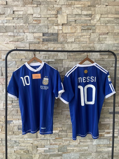 Camisetas argentina suplente 2010 Messi y Palermo