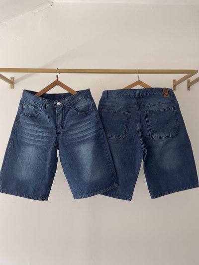 Bermudas baggy azul