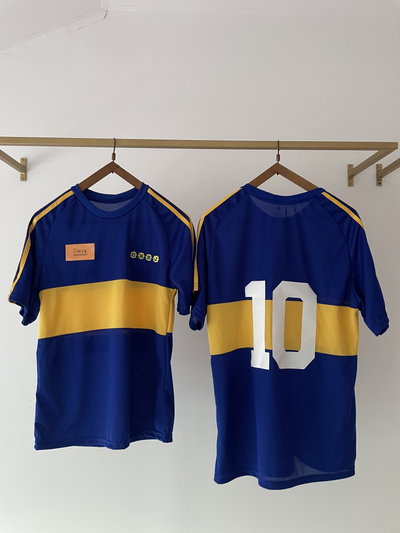 Camisetas boca titular 1981/82