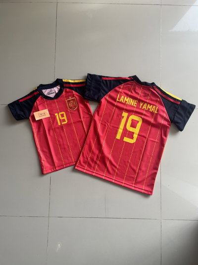 Camisetas españa titular 2026 Yamal niños
