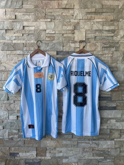 Camisetas argentina titular 1994 Riquelme