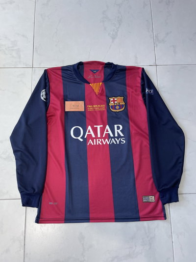 Camisetas barcelona titular manga larga 2014/15 Messi