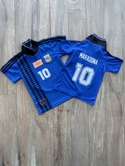 Camisetas argentina suplente 1994 Maradona niños