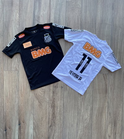 Camisetas santos titular y alternativa 2012 Neymar niños
