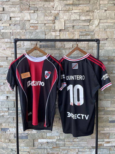 Camisetas river suplente 2025/26 Quintero, Salas y lisa