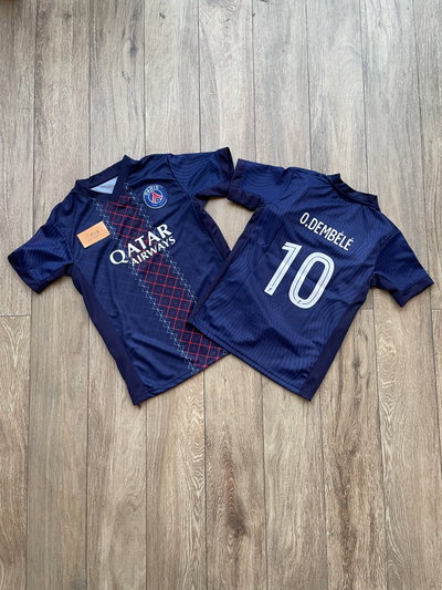 Camisetas psg titular 2025/26 Dembele niños