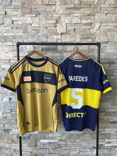 Camisetas boca suplente 2025/26 Paredes