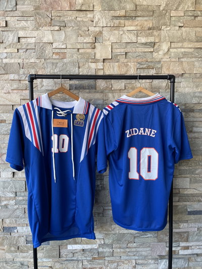 Camisetas francia titular 1996 Zidane