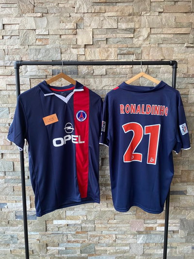 Camisetas psg titular 2001/02 Ronaldinho