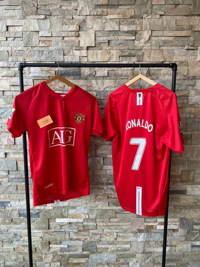 Camisetas manchester united titular 2007/08 Ronaldo