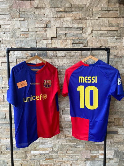 Camisetas barcelona titular 2009 Messi, Iniesta, Xavi y Puyol