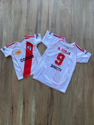 Camisetas river titular 2024/25 jugadores surtidos liquidacion niños
