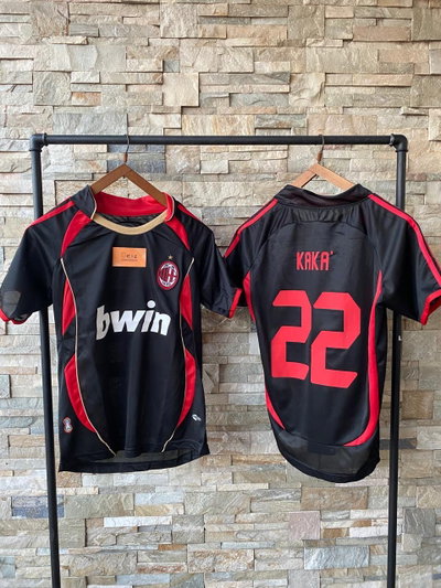 Camisetas milan alternativa 2006/07 Kaka y Ronaldo