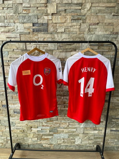 Camisetas arsenal titular 2002/04 Henry