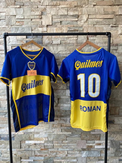 Camisetas boca titular 2000/01 Roman