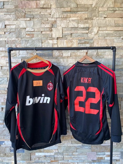 Camisetas milan alternativa manga larga 2006/07 Kaka