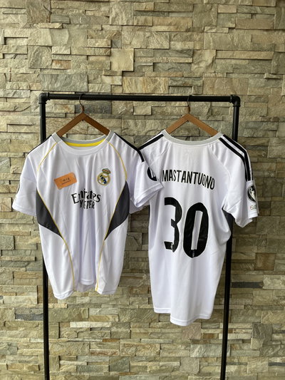 Camisetas real madrid titular 25/26 Mastantuono