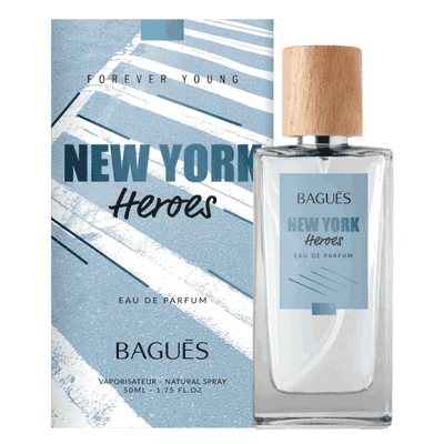 NEW YORK HEROES Eau de parfum masculino 50 ml.