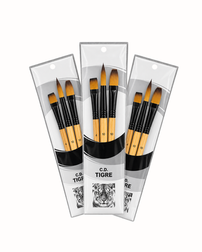 SET X3 PINCELES PROFESIONALES