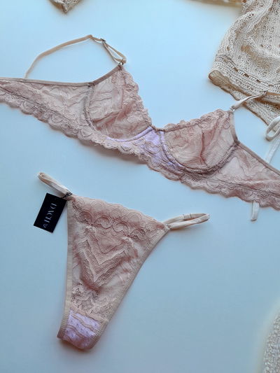 Conjuntos talle 85 de encaje con aro