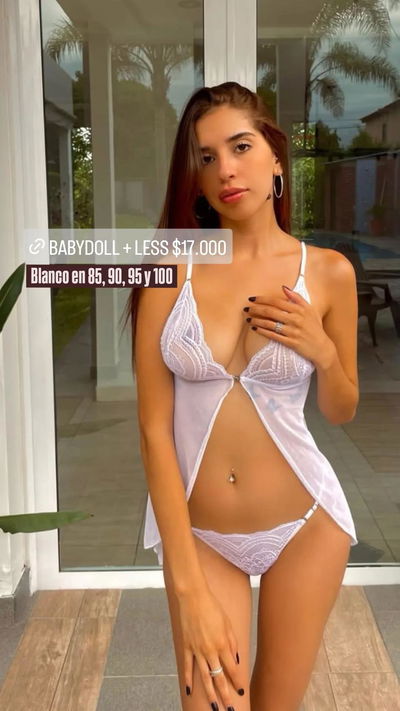 Babydoll con abertura y less