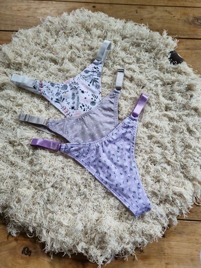 Pack de 3 less estampadas tira ancha