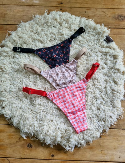 Pack de 3 regulables de lycra estampadas