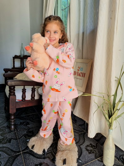 Pijama frizado nena