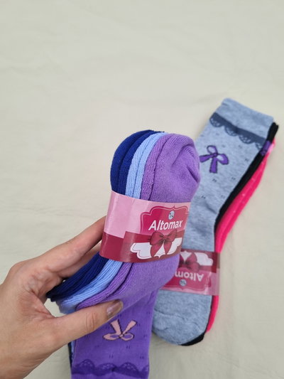 1/2 Docena de medias largas térmicas de mujer 