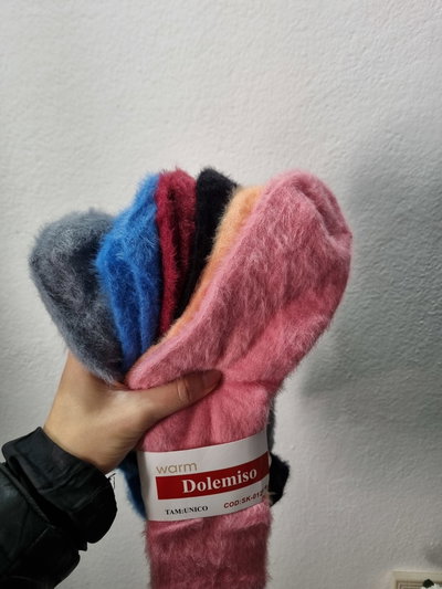 Medias peluchito lisas