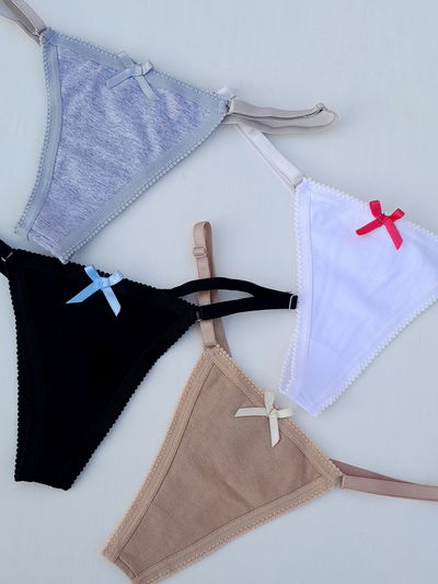 Pack x 4 regulables de algodón