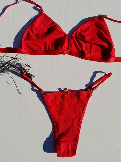 Conjunto de algodón s/ taza