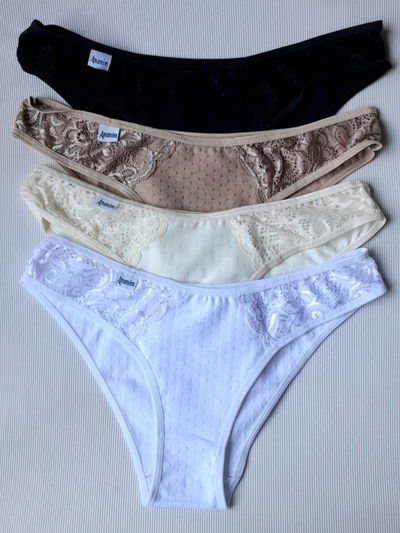 Vedetina microfibra y encaje