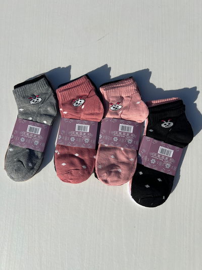 Pack x 3 soquetes dama M|D con dibujo