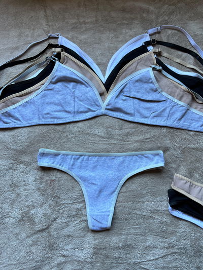 Conjunto básico algodón sin taza