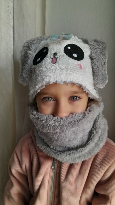 Gorro con cuellera niños